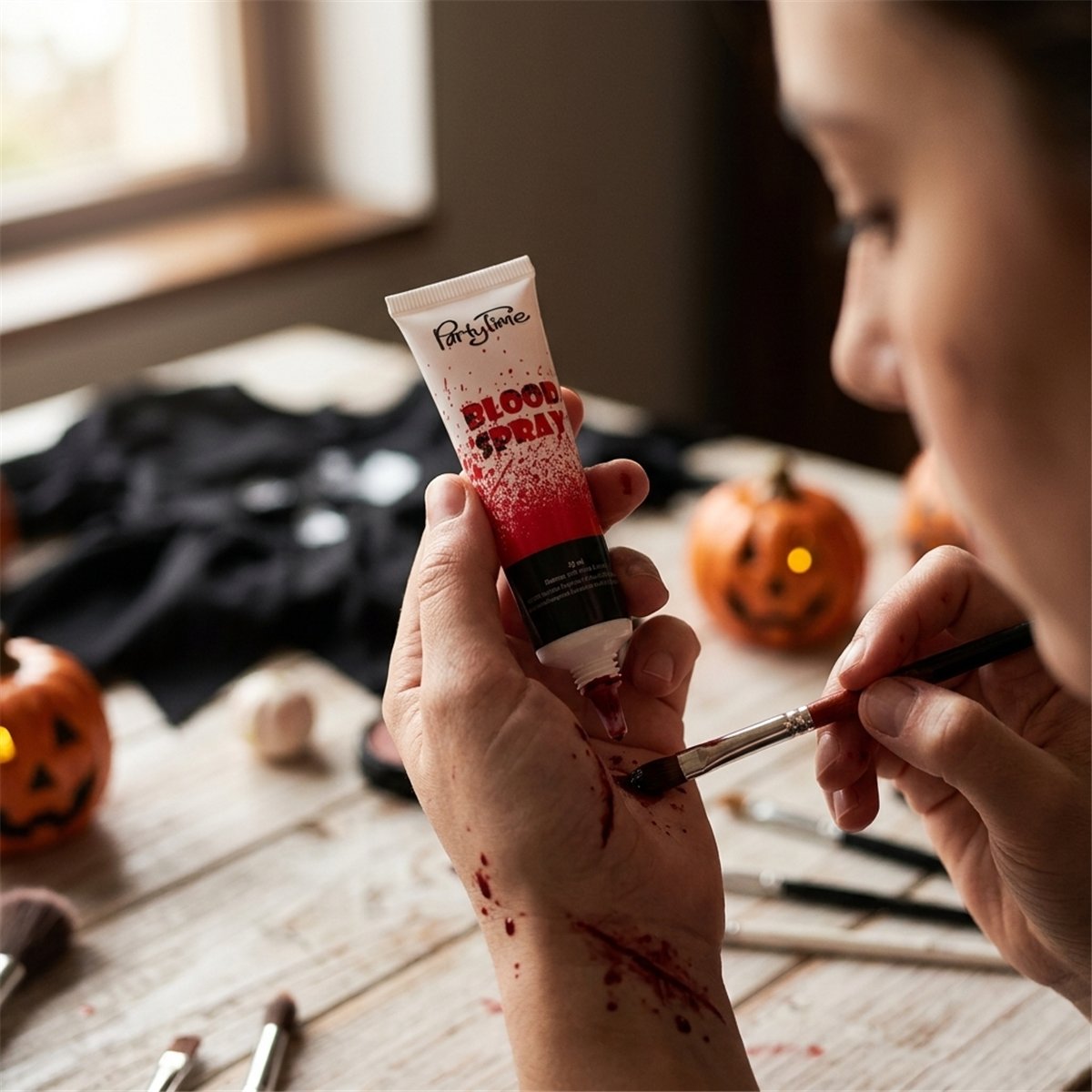 30 ml Blodspray r&ouml;d med dispenser &ndash; Halloween