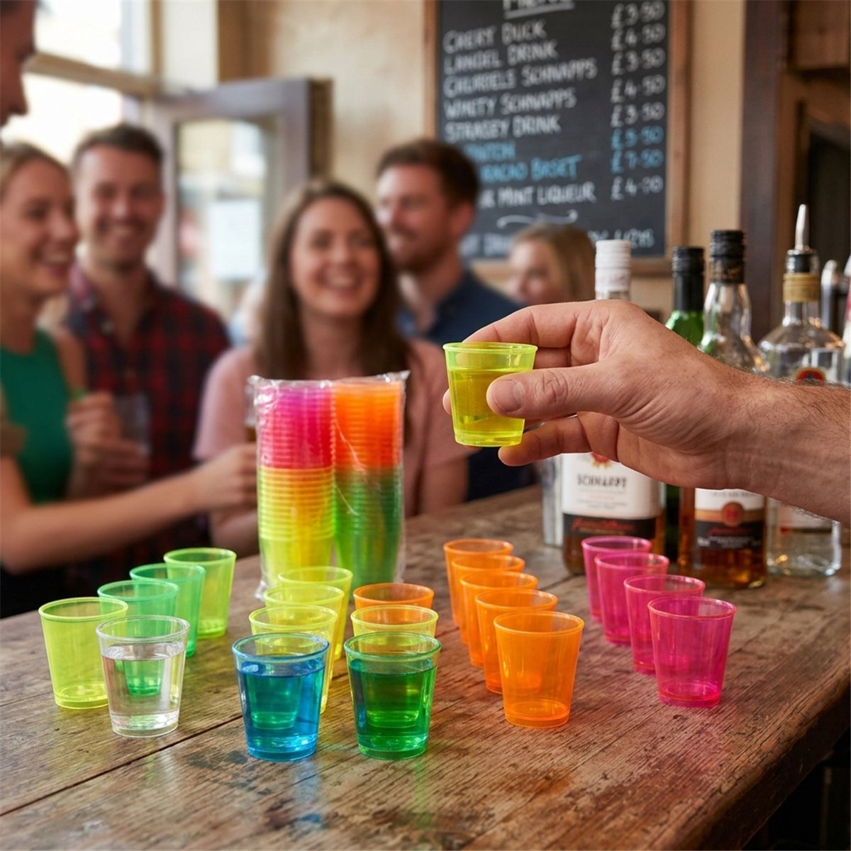 40 st Shotsglas rosa plast 40 ml 40 st Shotsglas rosa plast 40 ml