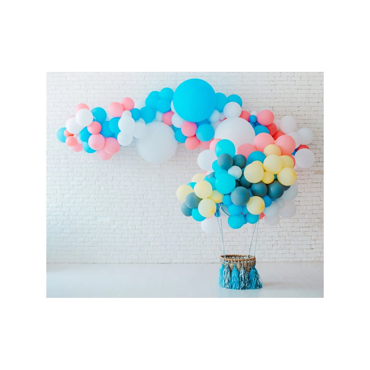 1 st Ballonggirlangband Transparent PP 5 meter 14 mm