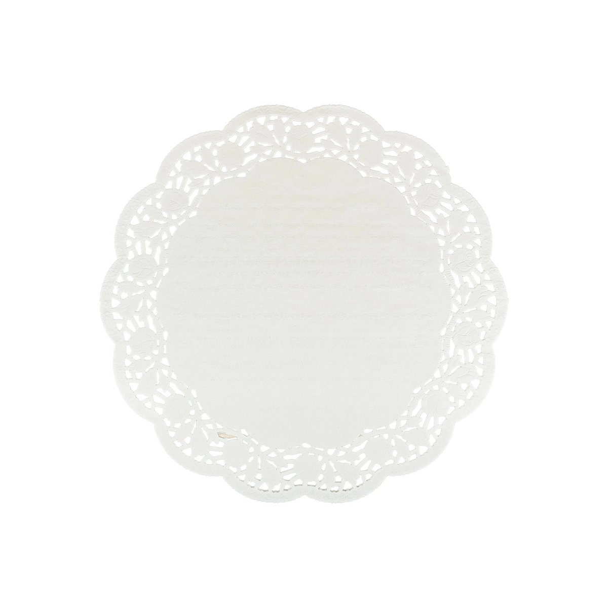 12 st Pappersunderlägg vita med spetskant 20 cm 12 st Pappersunderlägg vita med spetskant 20 cm