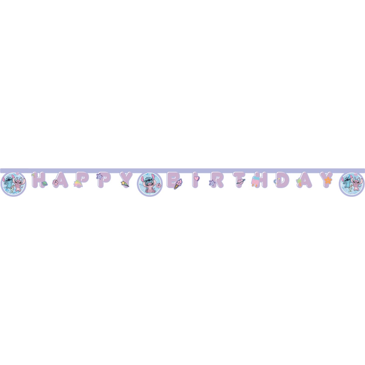 KPop Demon Hunters® Happy Birthday Papirbanner 230 cm KPop Demon Hunters® Happy Birthday Papirbanner 230 cm