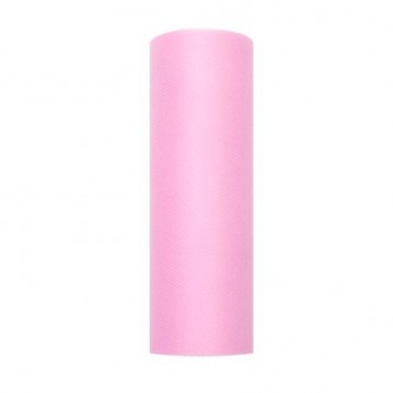 Tyll Ljusrosa - 15 cm x 9 meter