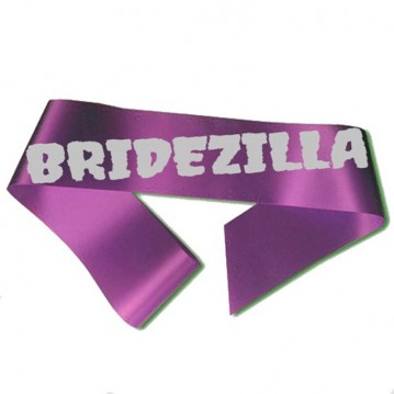 Bridezilla ordensband lila