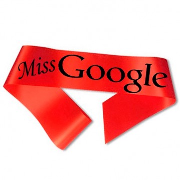 Miss Google Ordensband Rött