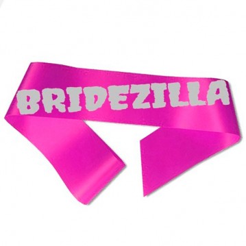 Bridezilla Ordensband Fuchsia