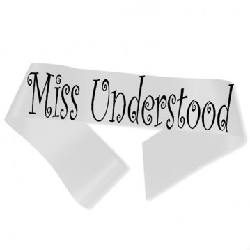 Miss Förstådd Ordensband Vit