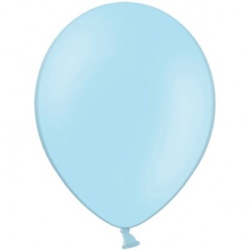 100 st Standard ljusblå ballonger - strl 12