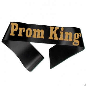 Prom King Ordensband Svart