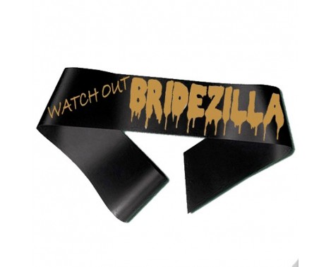Se upp Bridezilla Ordensband Svart Se upp Bridezilla Ordensband Svart