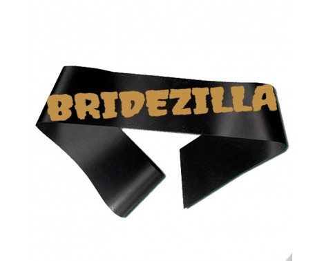 Bridezilla ordensband svart Bridezilla ordensband svart