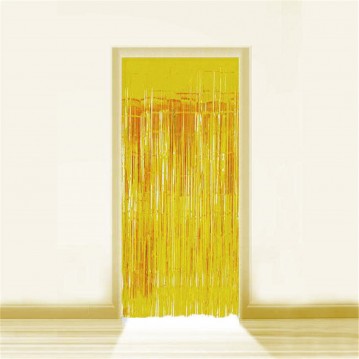 Guld lametta - dörrgardin - 90x250cm