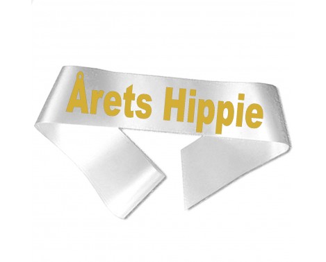 Årets Hippie - Metalliskt guldtryck - Ordensband Årets Hippie - Metalliskt guldtryck - Ordensband