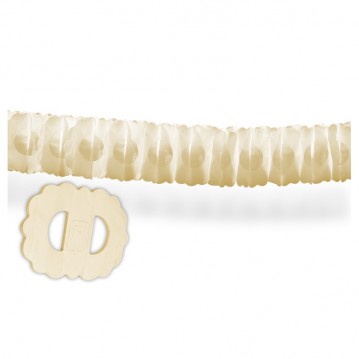 Girland oval 3,6m Creme