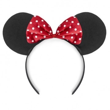 H&aring;rband med Minnie Mouse &ouml;ron och rosett