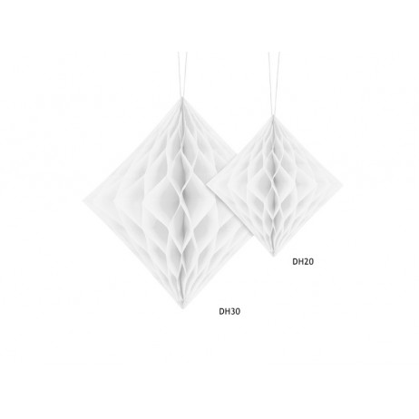 Vit diamant honungskaka 20 cm Vit diamant honungskaka 20 cm