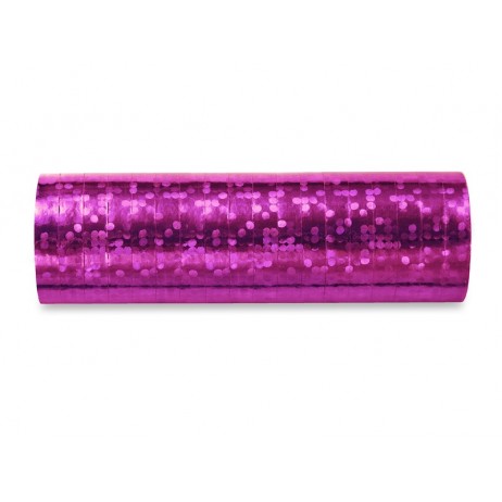 Serpentiner holografisk rosa 3,8 m (1 rl/18 stk) Serpentiner holografisk rosa 3,8 m (1 rl/18 stk)