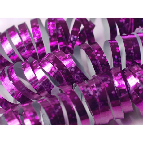 Serpentiner holografisk rosa 3,8 m (1 rl/18 stk) Serpentiner holografisk rosa 3,8 m (1 rl/18 stk)