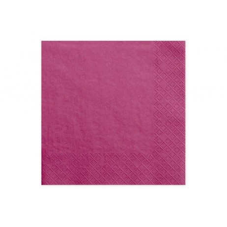 20 st. Fuchsia frukostservetter 20 st. Fuchsia frukostservetter