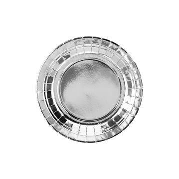 6 st papperstallrikar silver 18cm 6 st papperstallrikar silver 18cm