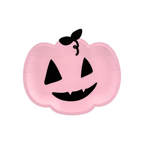 6 st Pappassietter Pumpkin, rosa, 25x22cm 6 st Pappassietter Pumpkin, rosa, 25x22cm