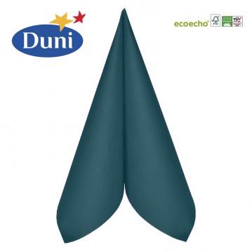 50 st. Ocean Teal Duni middagsservetter - Tissue 50 st. Ocean Teal Duni middagsservetter - Tissue