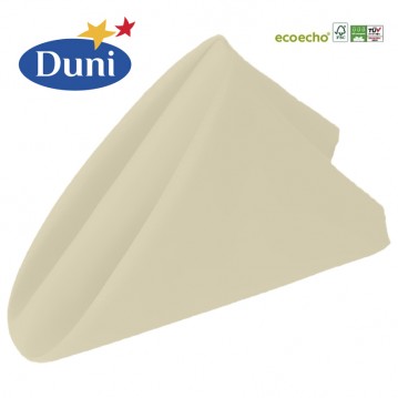 12 st Creme Dunisoft® Bio middagsservetter 12 st Creme Dunisoft® Bio middagsservetter