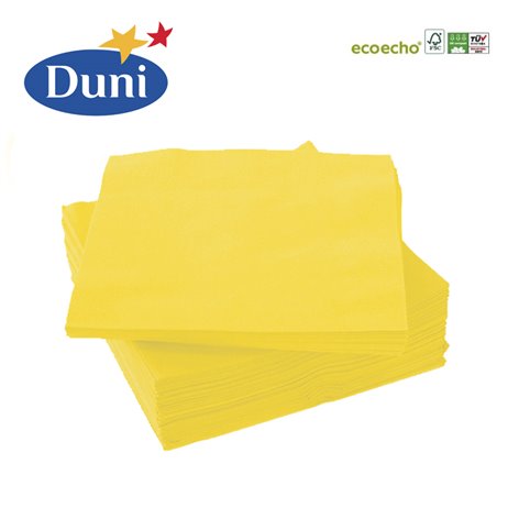 50 st. Gula Duni frukostservetter - 3 lager 50 st. Gula Duni frukostservetter - 3 lager