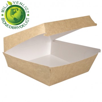 75 st. Miljövänliga Burgerlådor XXL 14,5 x 14,5 x 10 cm 75 st. Miljövänliga Burgerlådor XXL 14,5 x 14,5 x 10 cm