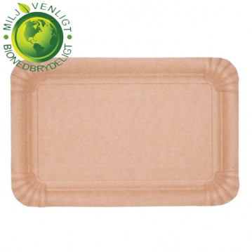 100 st Korvbrickor i brun 13 x 20 cm - biologiskt nedbrytbar 100 st Korvbrickor i brun 13 x 20 cm - biologiskt nedbrytbar