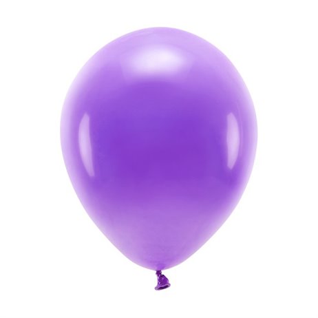 100 st. Ekologiska lila ballonger str. 10" 100 st. Ekologiska lila ballonger str. 10"