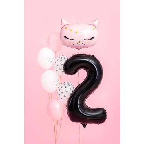 Svart 2 siffror ballong - ca 86 cm Svart 2 siffror ballong - ca 86 cm