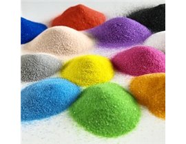 Färgad sand