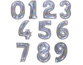Holografiska siffror 14"